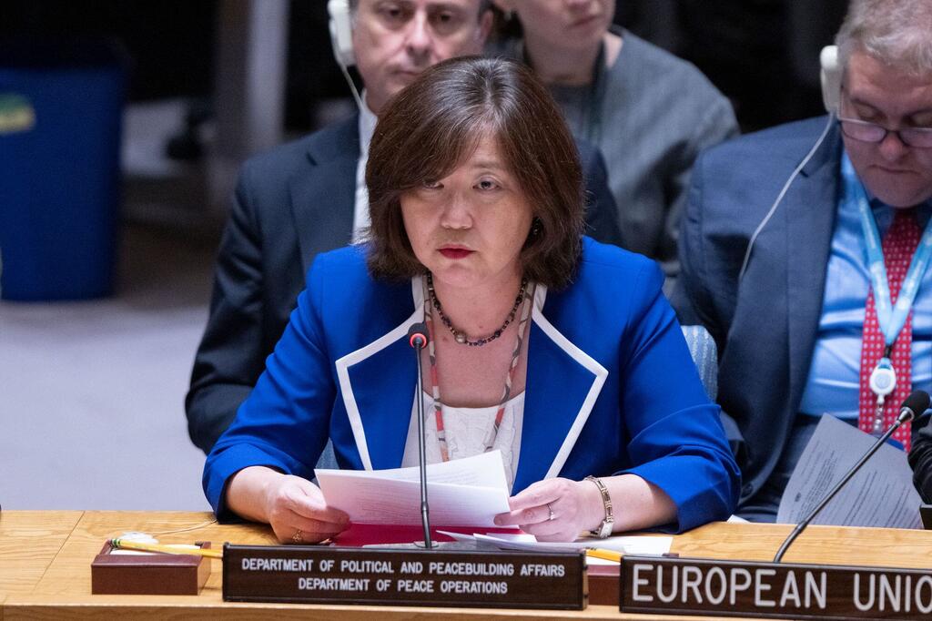 Kayoko Gotoh, Director and Officer-in-Charge for Europe, Central Asia, and the Americas, addresses the Security Council meeting on Threats to International Peace and Security